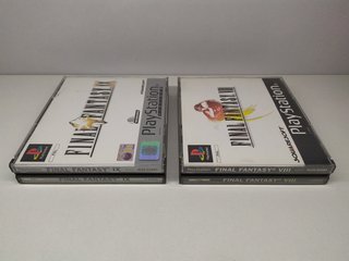 Final Fantasy VIII IX Platinum PS1 PAL ESP (LEED)