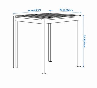 Mesa Terraza Madera Ikea