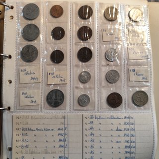 Monedas Checoslovaquia Colección