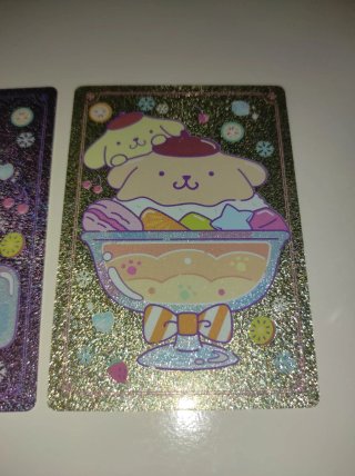 Lote 2 Cartas Glitter 193 195 Hello Kitty Panini