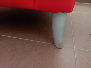 Conjunto Butaca y Sofá Rojo