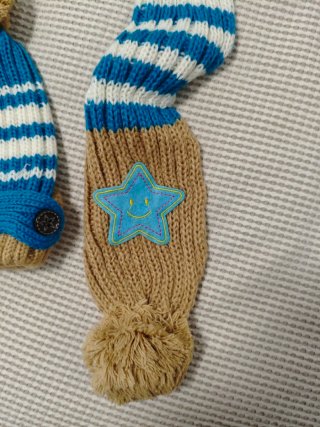 Conjunto Gorro y Bufanda Infantil Rayas