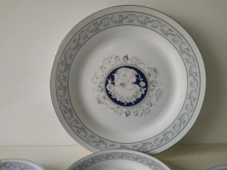 Juego de porcelana azul y blanco