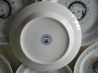 Juego de porcelana azul y blanco