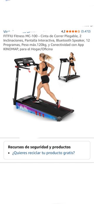 Cinta de correr nueva