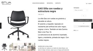 Silla STUA GAS con ruedas | Silla de diseño