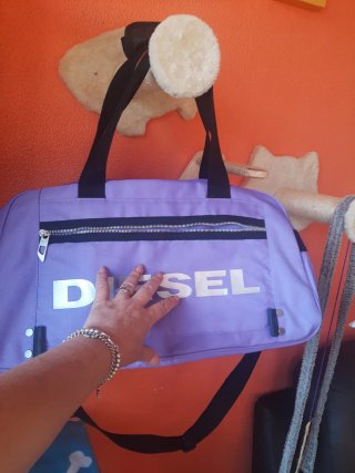 Borsa da viaggio viola Diesel