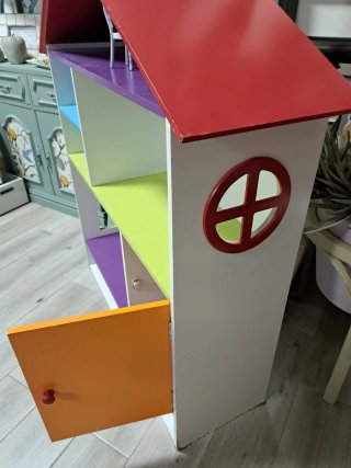Estantería infantil casa de muñecas