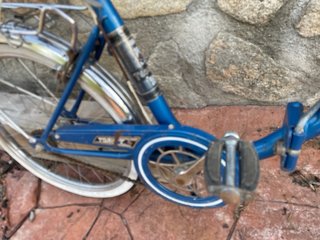 Bicicleta Clásica Azul