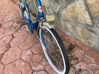 Bicicleta Clásica Azul