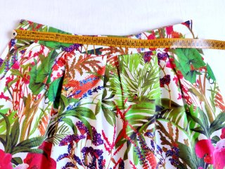 Set Top Rosso e Gonna Stampata