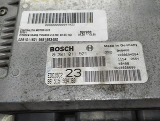 CENTRALITA MOTOR UCE CITROEN XSARA PICASSO RHY 02