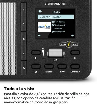 Radio Sternradio IR 2 WiFi Portátil