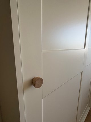 Armario Hauga Blanco Puertas Correderas. Nuevo