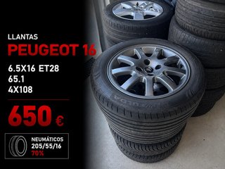 Llantas Peugeot 16”