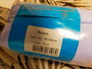 Bajera Cama 150cm SC ORO Azul Claro