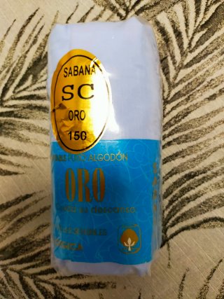 Bajera Cama 150cm SC ORO Azul Claro