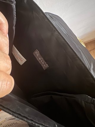 Abito camicia floreale blu con borsa