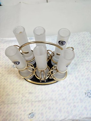 Set Bicchierini Liquore Vintage R Cristal