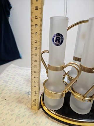 Set Bicchierini Liquore Vintage R Cristal
