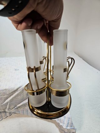 Set Bicchierini Liquore Vintage R Cristal