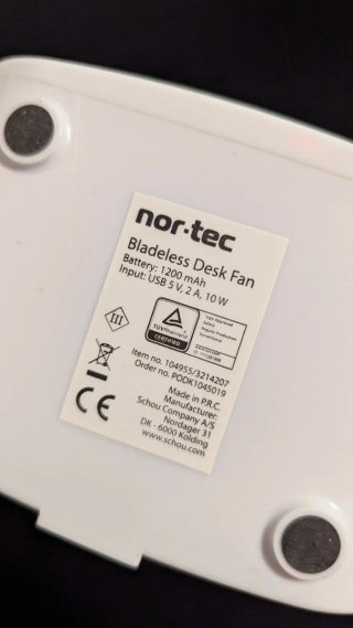 Ventilador/soporte para auriculares