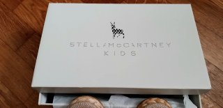 Stella McCartney Kids sandali in rafia patch sole