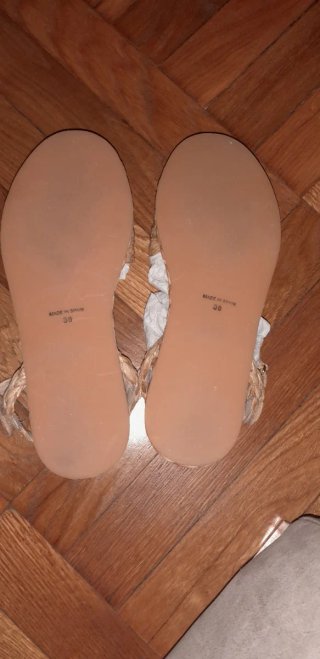 Stella McCartney Kids sandali in rafia patch sole