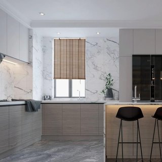 Cortina Enrollable Bambú Natural 100x160 cm