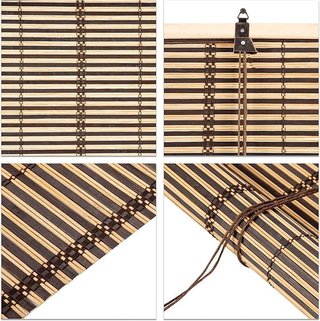 Cortina Enrollable Bambú Natural 100x160 cm