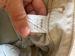Pantalón de verano beige- verde