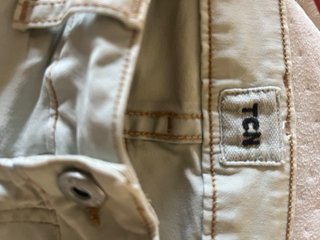 Pantalón de verano beige- verde