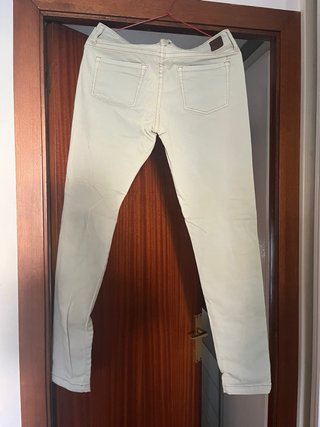 Pantalón de verano beige- verde