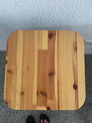 Taburete alto madera y metal