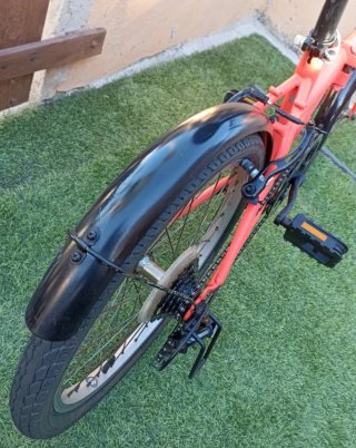 Bicicleta Plegable ROCK RIDER naranja