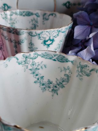 3 Tazze da tè antiche Royal Albert
