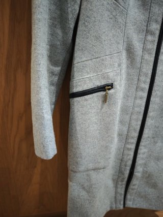 Abrigo Zara Gris