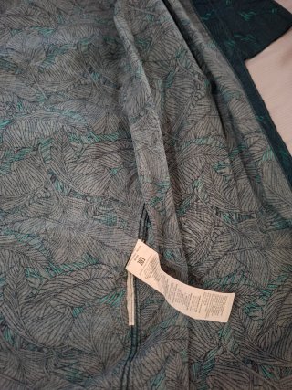 Camisa Kiabi Verde y Turquesa Talla XXL