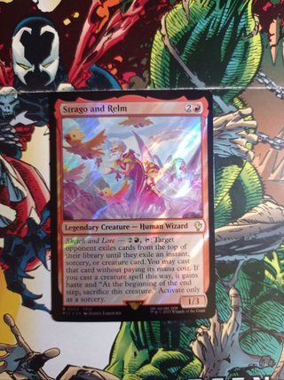 Carta Magic Strago and Relm Surgefoil