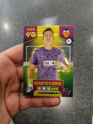 Carta Panini Futbol AGIRREZABALA 387