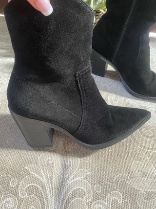 Botines Zara Serraje Negros Talla 37