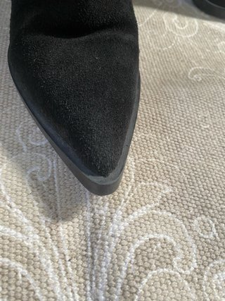 Botines Zara Serraje Negros Talla 37