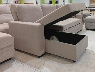 Sofá Cama Luke, Beige. Arcón. Cómodo ¡EN REBAJA!