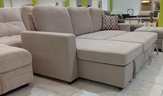 Sofá Cama Luke, Beige. Arcón. Cómodo ¡EN REBAJA!
