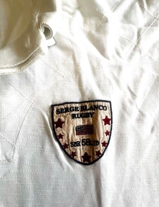 Polo Rugby Vintage Serge Blanco Talla 2XL