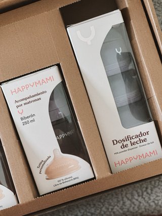 Pack HappyMami: Termo, 2 Biberones y Dosificador