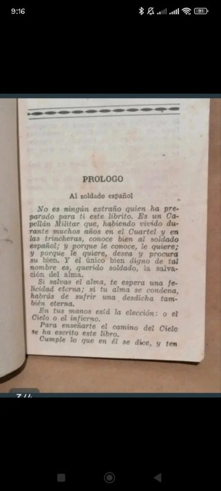 Devocionario del Soldado - Madrid 1944