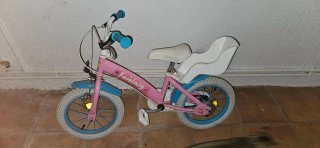 Bicicleta infantil rosa Fantasy