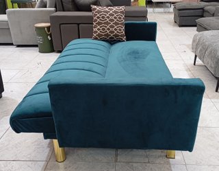 Sofá Cama Bogotá. Azul. Cómodo. ¡EN REBAJA!
