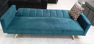 Sofá Cama Bogotá. Azul. Cómodo. ¡EN REBAJA!